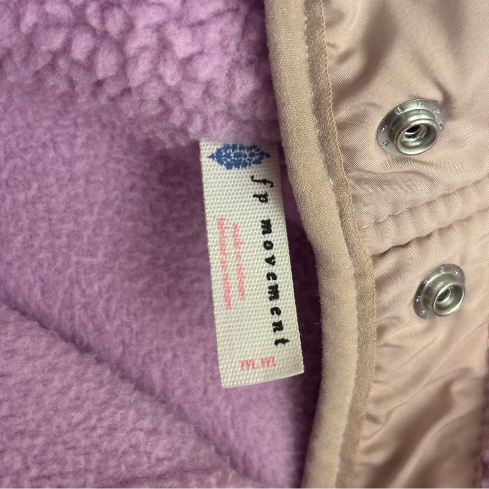 Free People Movement Hit The Slopes Pullover Bubble Tea Size Medium - Picture 5 of 15